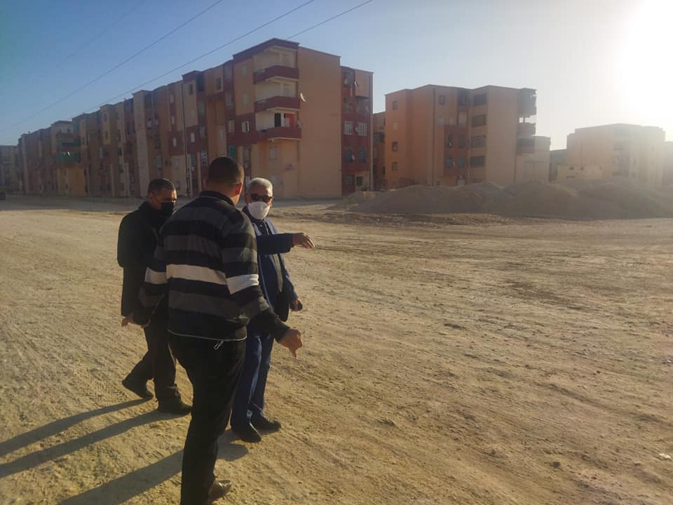معاينة مشروع انجاز إزدواجية الطريق الرابط بين المنطقة الغربية والمدخل الشمالي المدينة