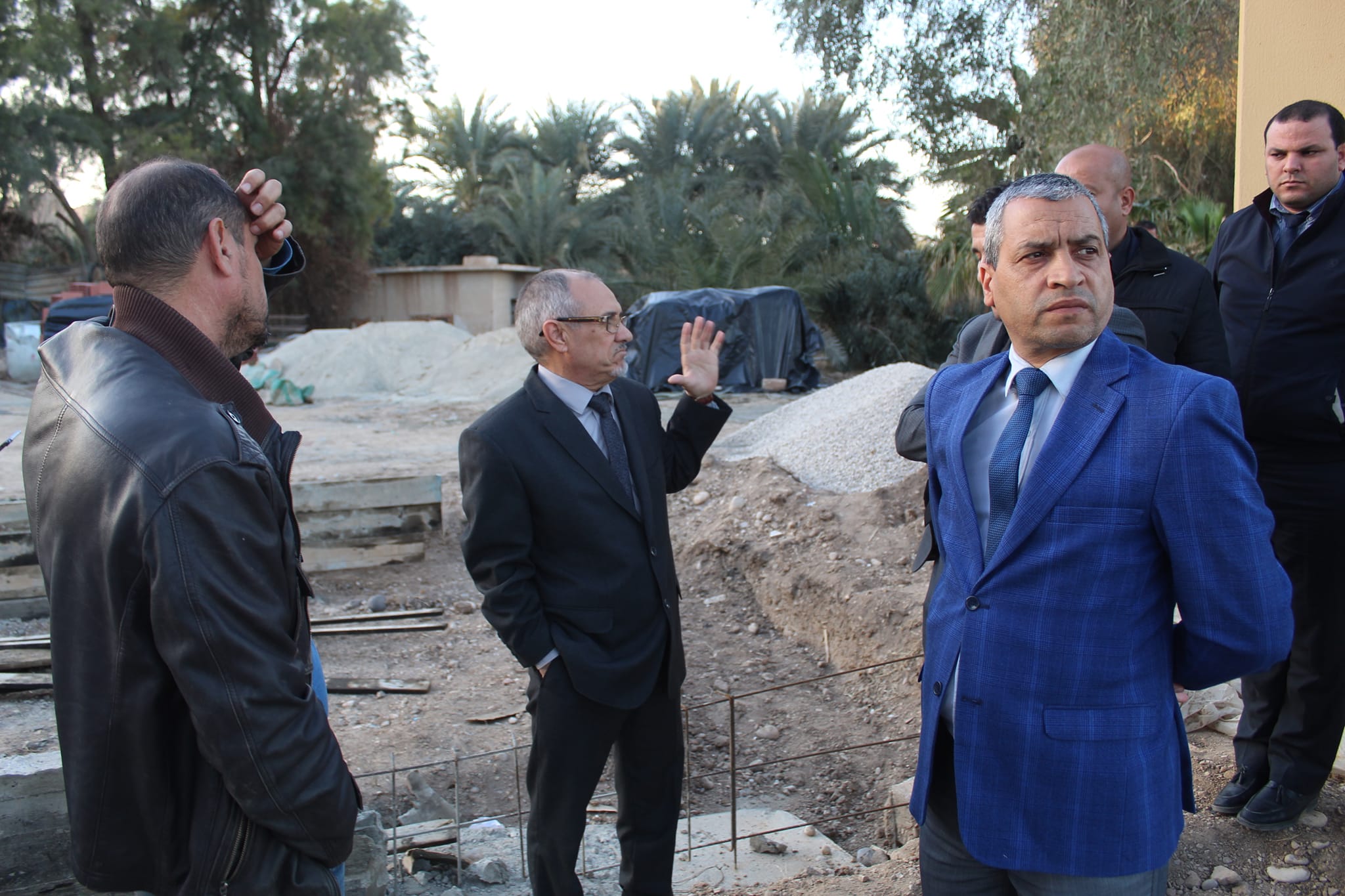 معاينة مشروع اعادة الاعتبار وتهيئة المدخل الجنوبي لمدينة بسكرة