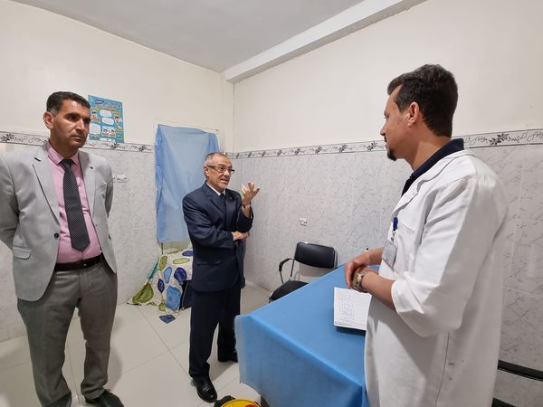 زيارة فجائية للعيادة المتعددة الخدمات الشهيد حسين هراكي بلدية عين الناقة