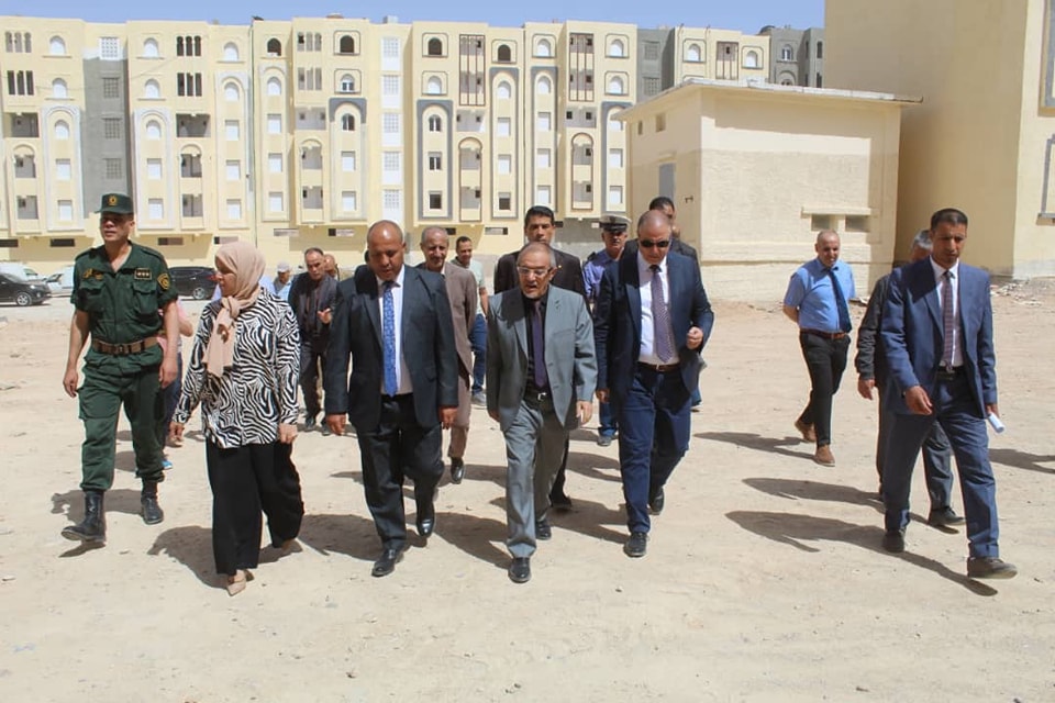 معاينة مختلف المشاريع التنموية الجاري إنجازها على مستوى بلدية بسكرة