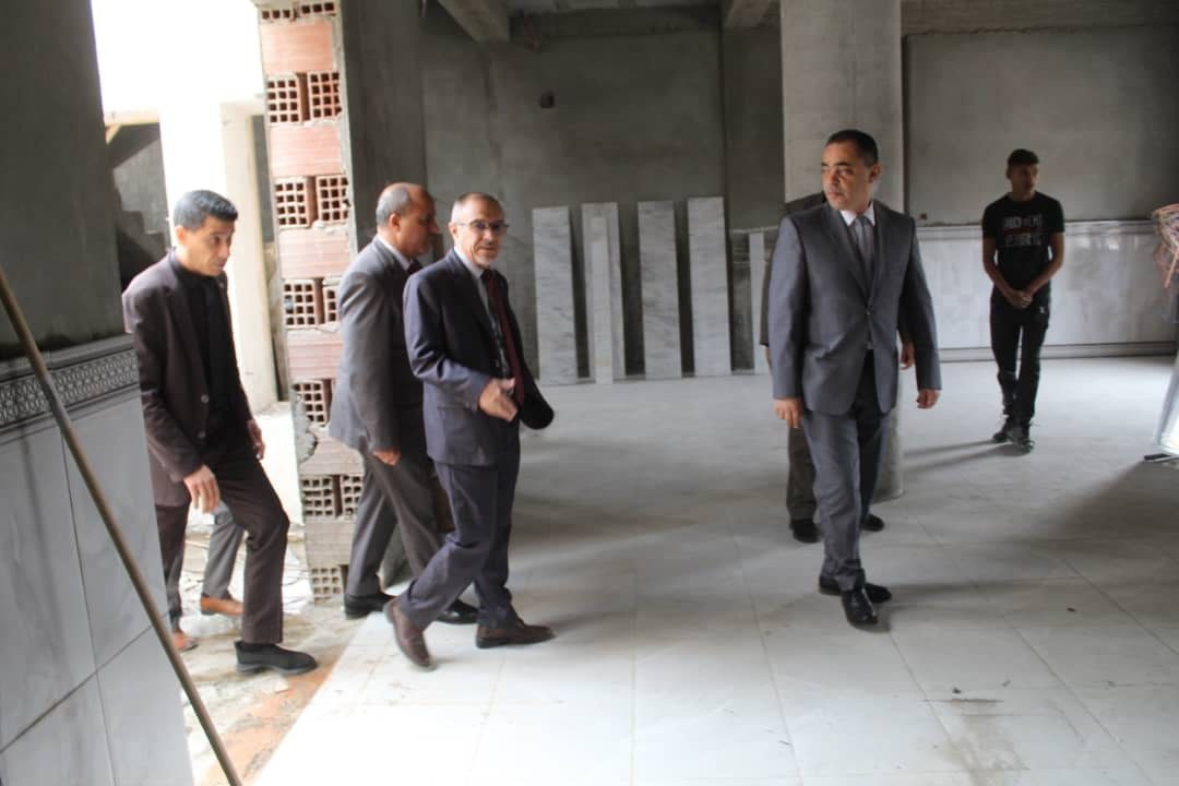 معاينة مشروع إنجاز مقر للأمن الحضري الثالث بحي المسيد ببلدية بسكرة.