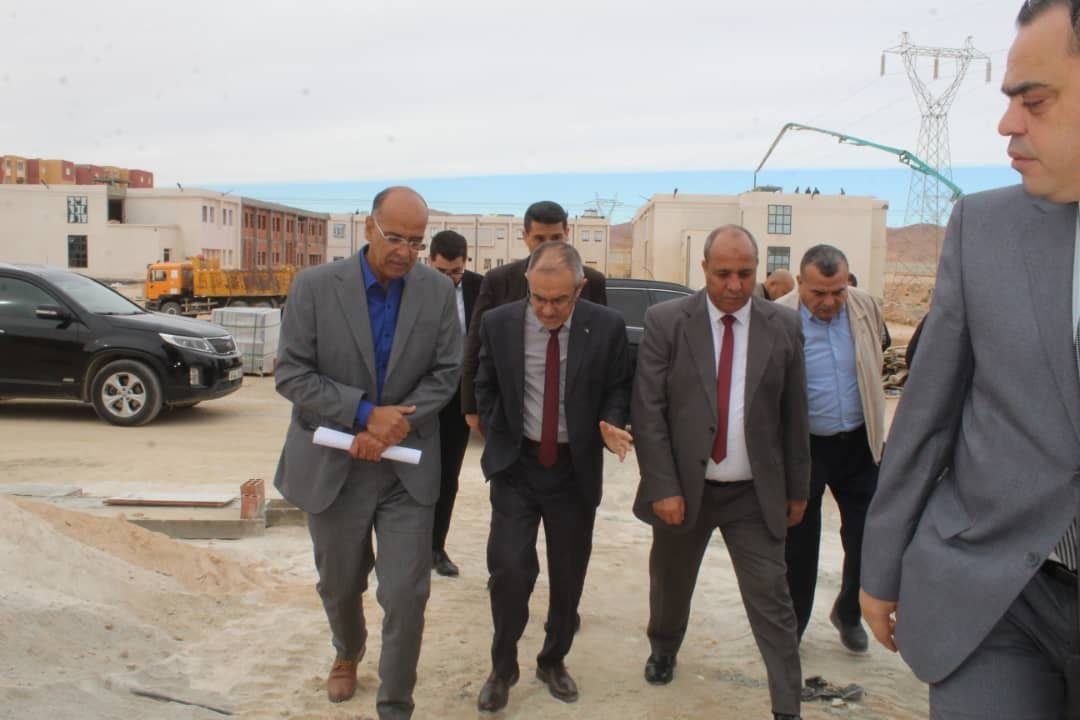 معاينة مشروع إنجاز مقر للأمن الحضري بحي 400 مسكن عدل