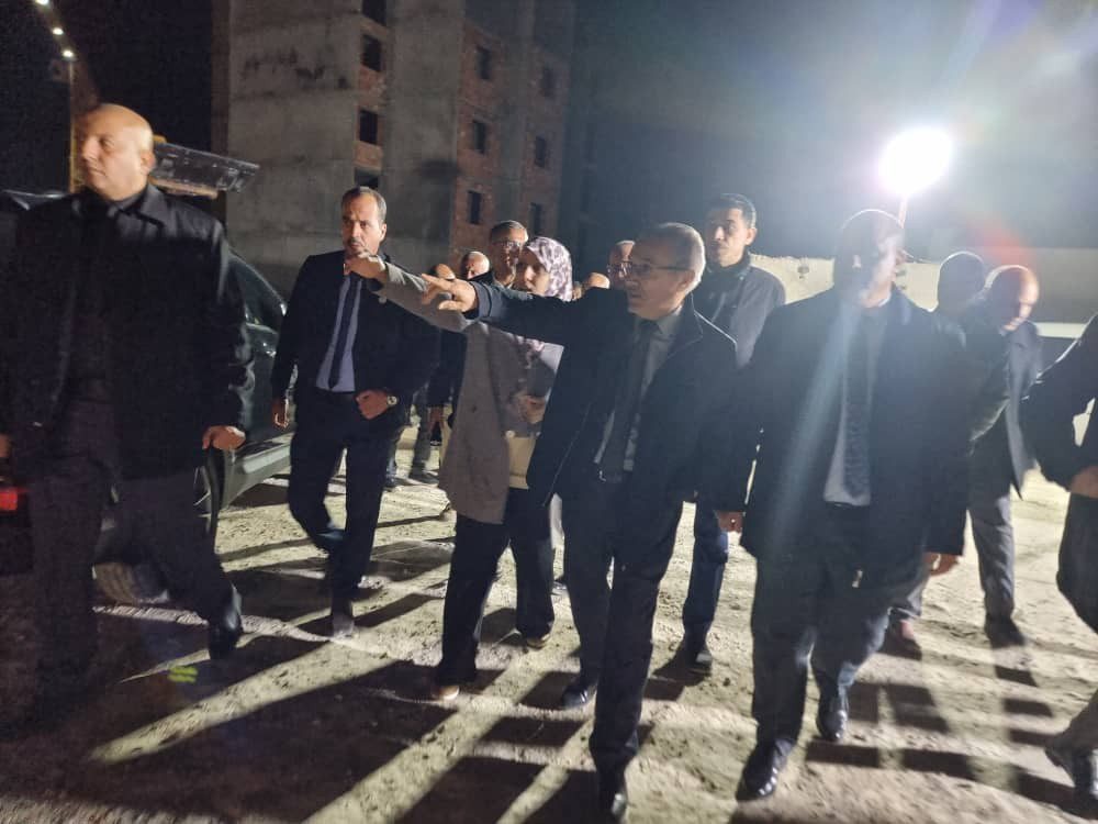 معاينة مشروع 350 +100 وحدة سكنية بصيغة العمومي الإيجاري