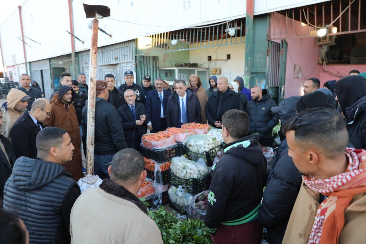 معاينة سوق الجملة للخضر والفواكه بفلياش