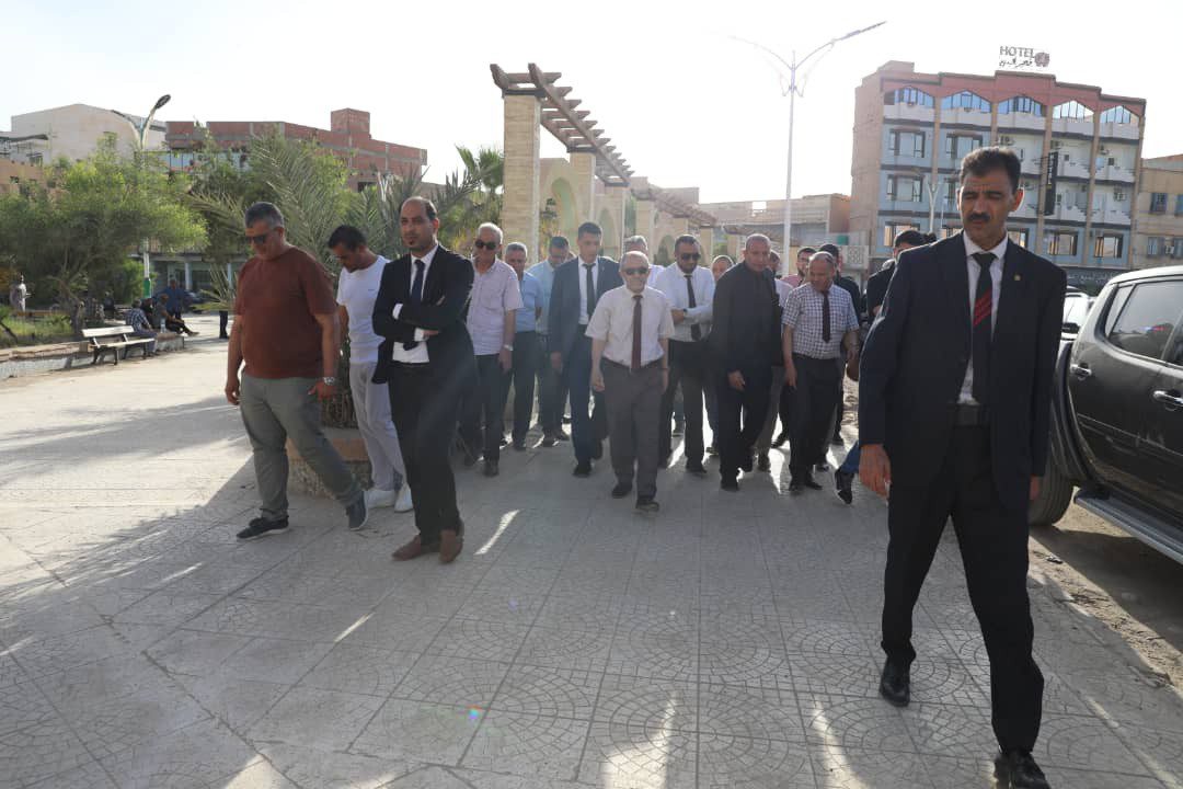 معاينة العديد من المشاريع التنموية ببلدية بسكرة.