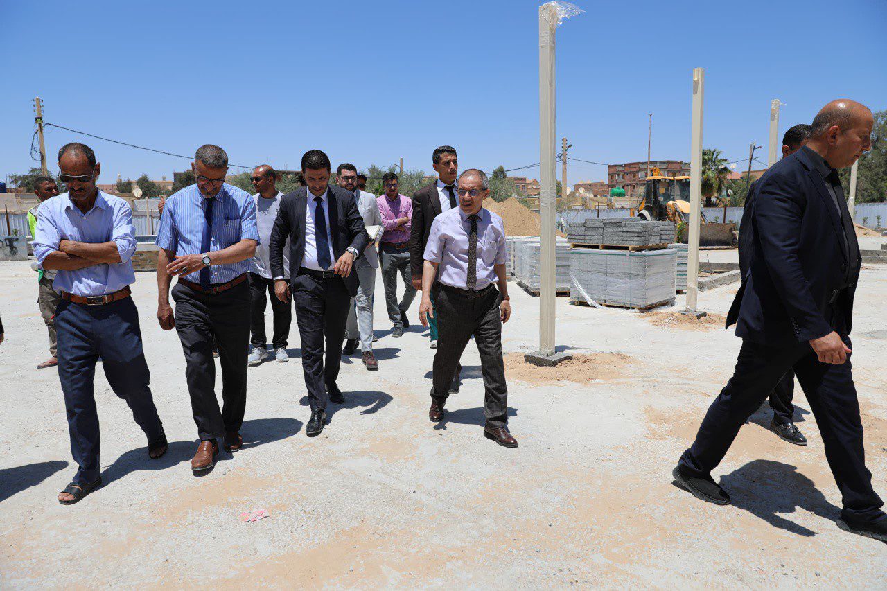 معاينة العديد من المشاريع التنموية الجاري إنجازها على مستوى بلدية بسكرة