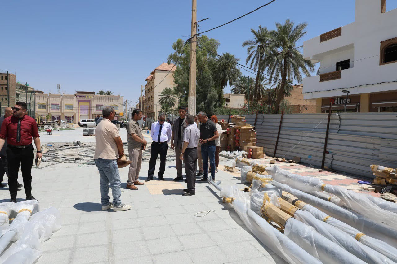 معاينة مشروع إعادة الإعتبار لشارع الحكيم سعدان